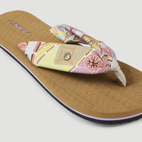 Ditsy Sun Bloom™ Sandals | Yellow Scarf Print