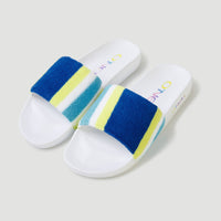 Brights Slides | Blue Towel Stripe