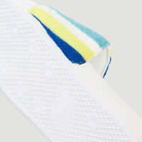 Brights Slides | Blue Towel Stripe