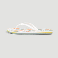 Profile Graphic Sandals | White Bluemchen