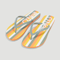 Profile Graphic Sandals | Orange Multistripe