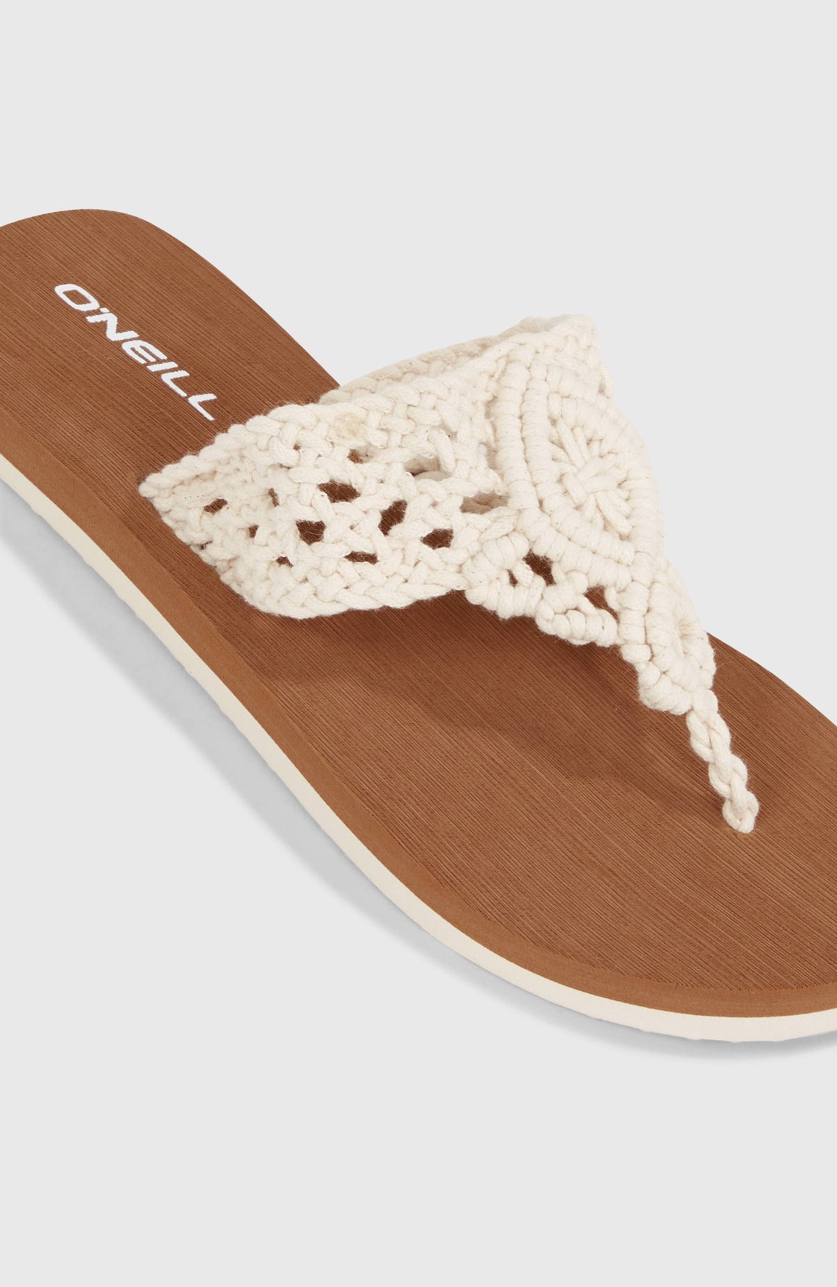 Ditsy Crochet Sandals | Snow White