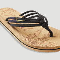 Ditsy Sandals | Black Out