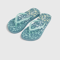 Profile Graphic Sandals | Yellow Animal Blur