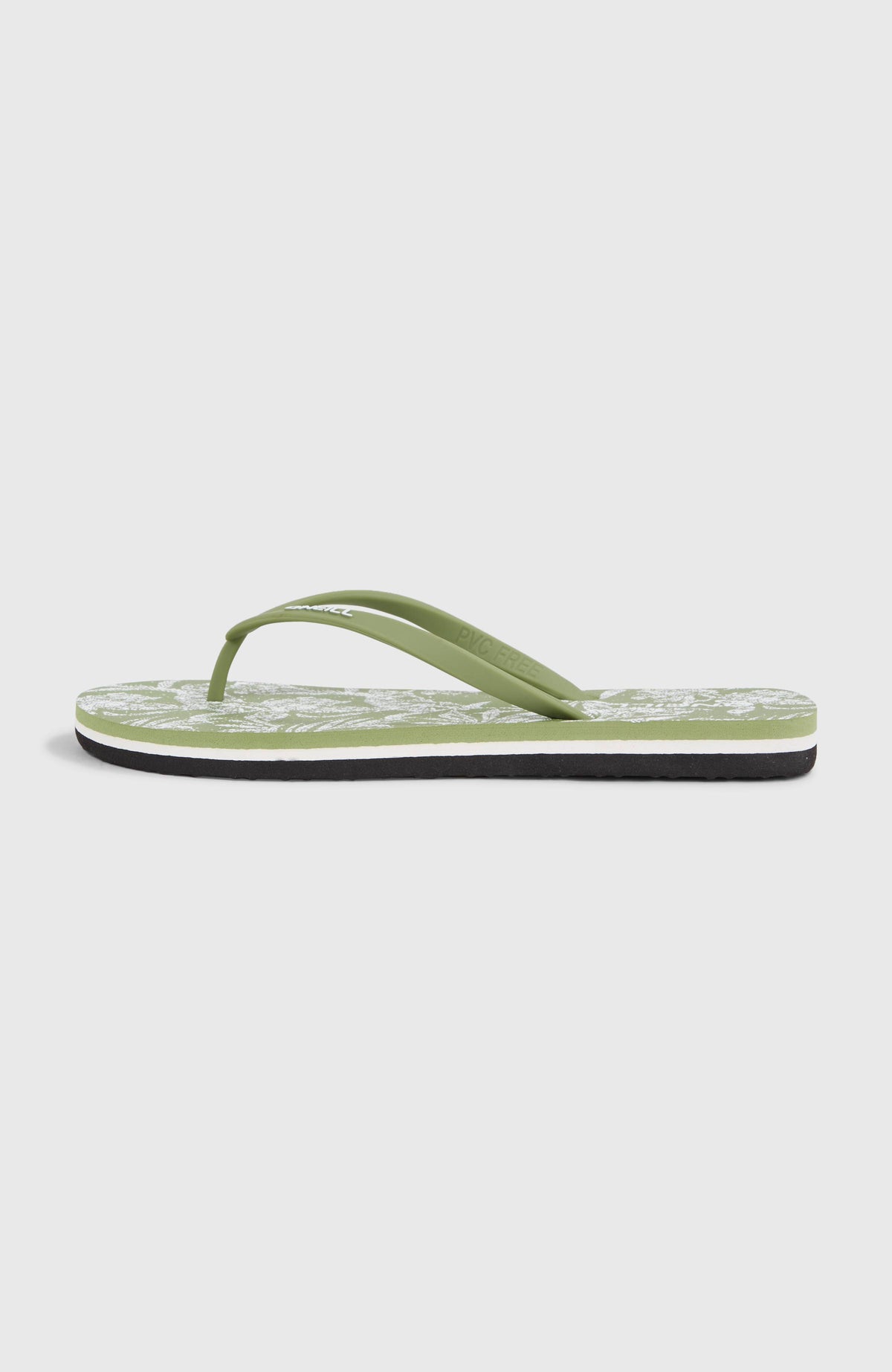 Profile Graphic Sandals | Green Textured Jungle