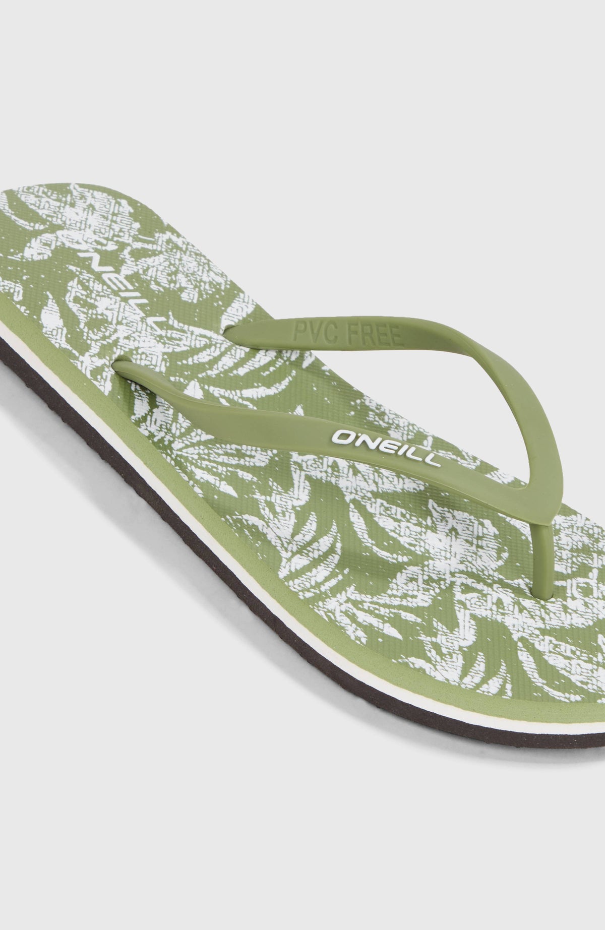 Profile Graphic Sandals | Green Textured Jungle