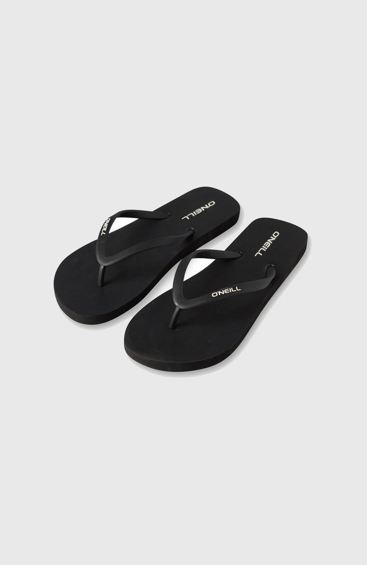 Profile Small Logo Sandals | Black Out