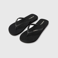 Profile Small Logo Sandals | Black Out