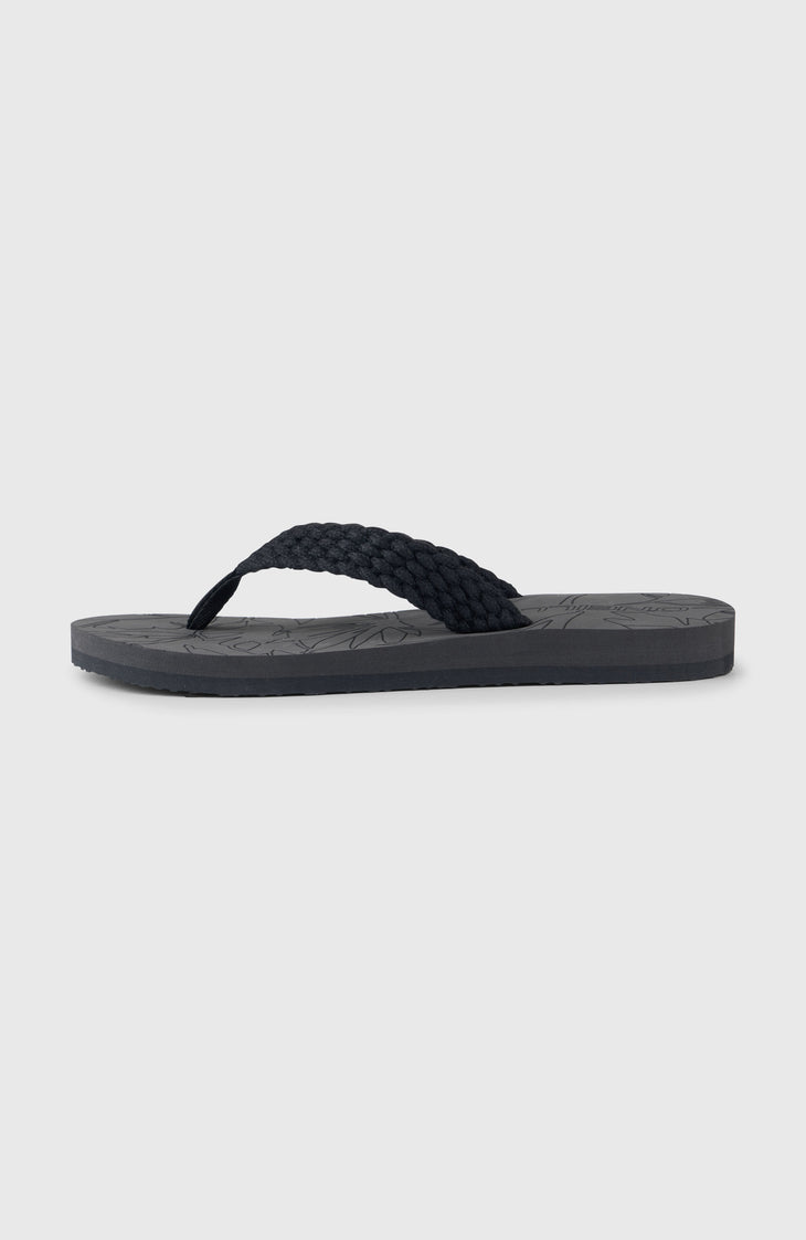 O'Neill Floral Sandals | Black Out