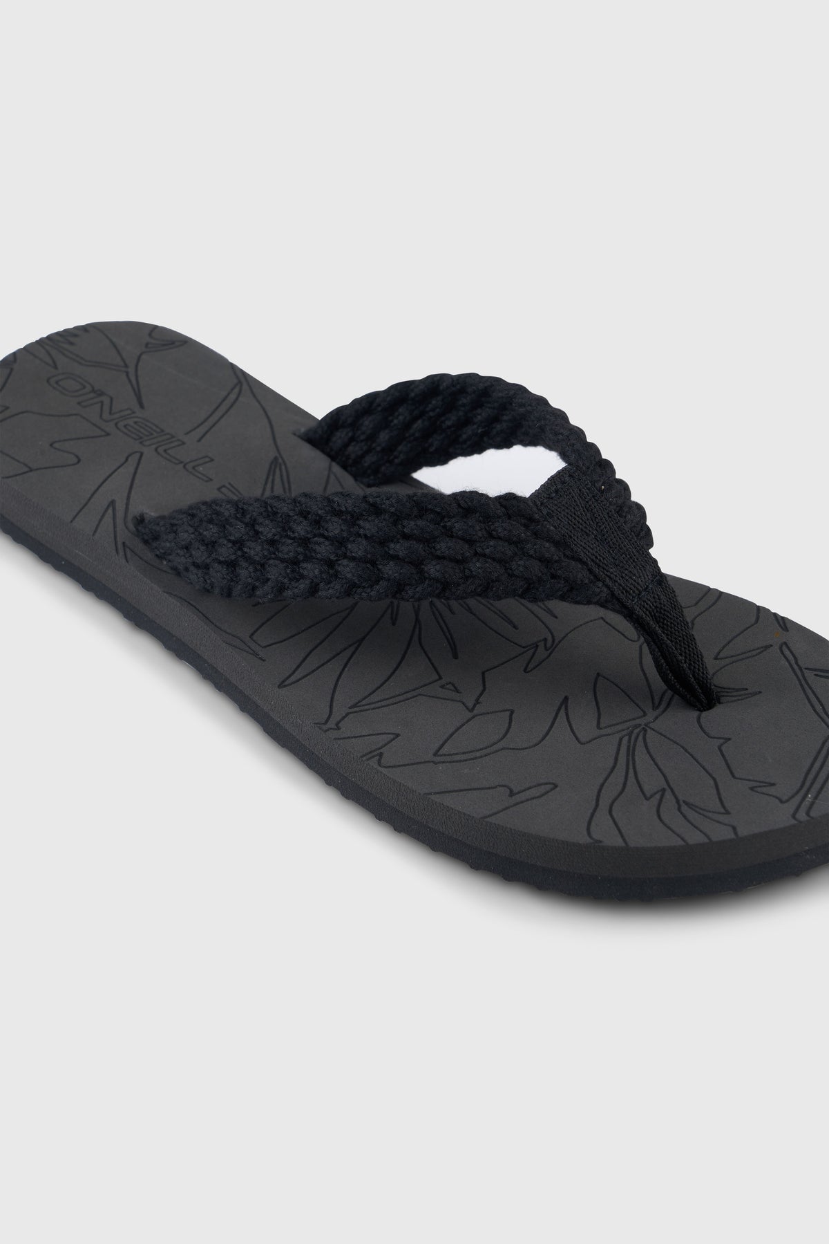 O'Neill Floral Sandals | Black Out