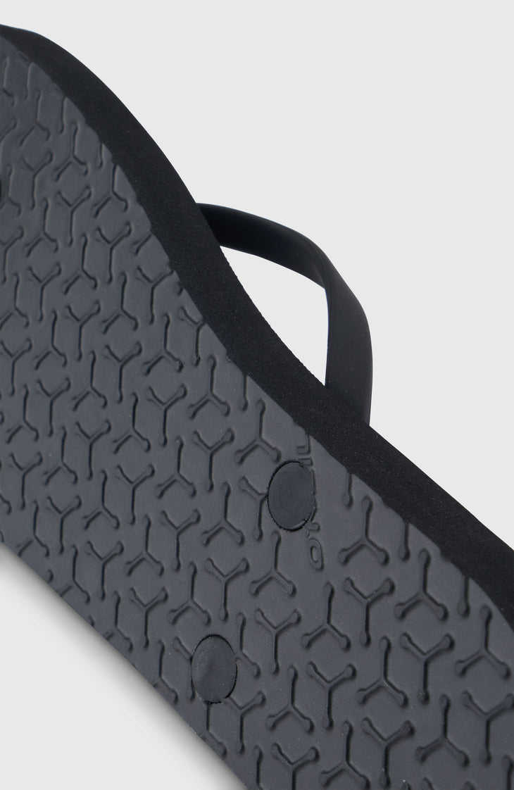 Profile Small Logo Sandals | Black Out
