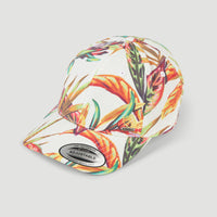 Seacoast Cap | White Tropical Flower