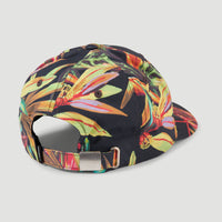 Seacoast Cap | Black Tropical Flower