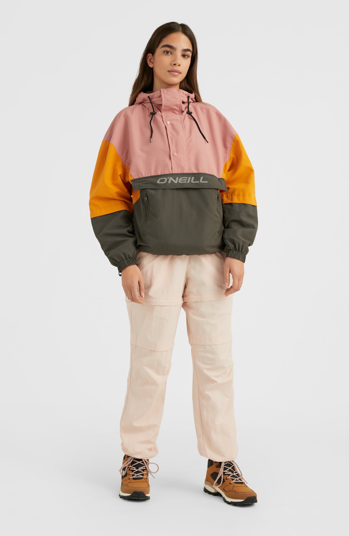 Modular Anorak Jacket | Ash Rose Colour Block – O'Neill