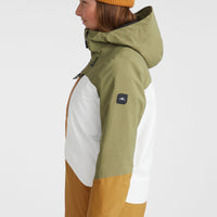 GORE-TEX Psycho Tech Snow Jacket | Deep Lichen Green Colour Block