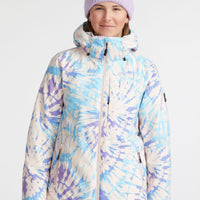 Lite Snow Jacket | Pink Tie Dye