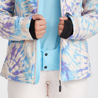 Lite Snow Jacket | Pink Tie Dye