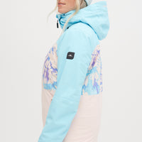 Lite Snow Jacket | Blue Wave Colour Block