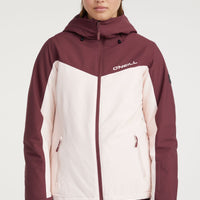 Aplite Snow Jacket | Windsor Wine Colour Block