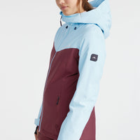 Aplite Snow Jacket | Blue Wave Colour Block