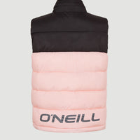 O'Riginals Puffer Vest | Peach Whip Colour Block