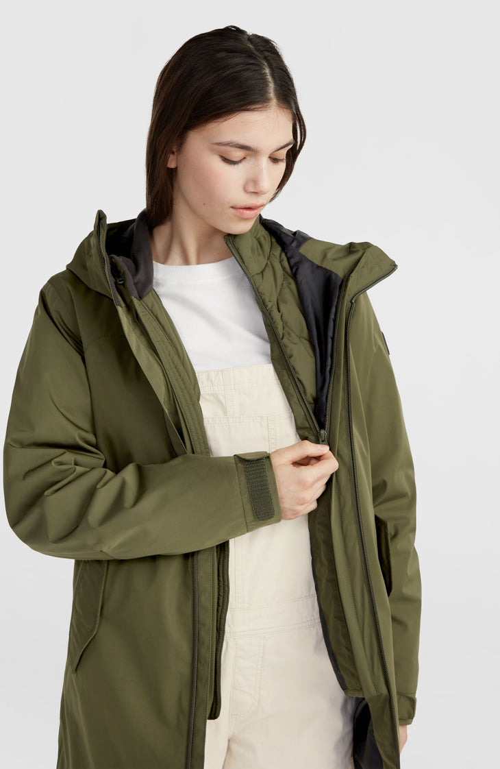 3-in-1 Parka Jacket 10K/10K | Forest Night