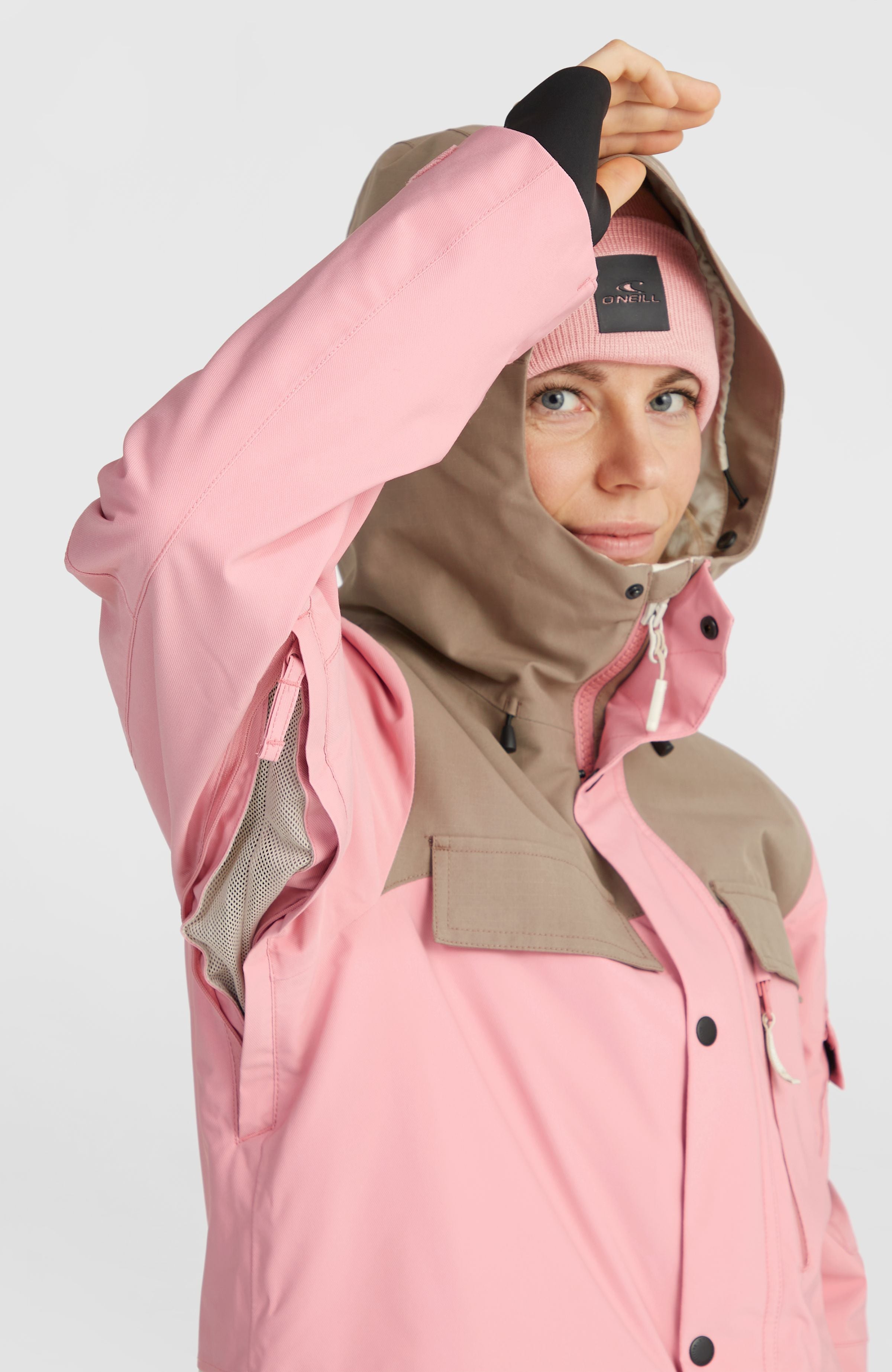 Utility Pro Hybrid Jacket | Genuine Pink Colour Block – O'Neill