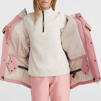 Utility Hybrid Snow Jacket | Genuine Pink Colour Block