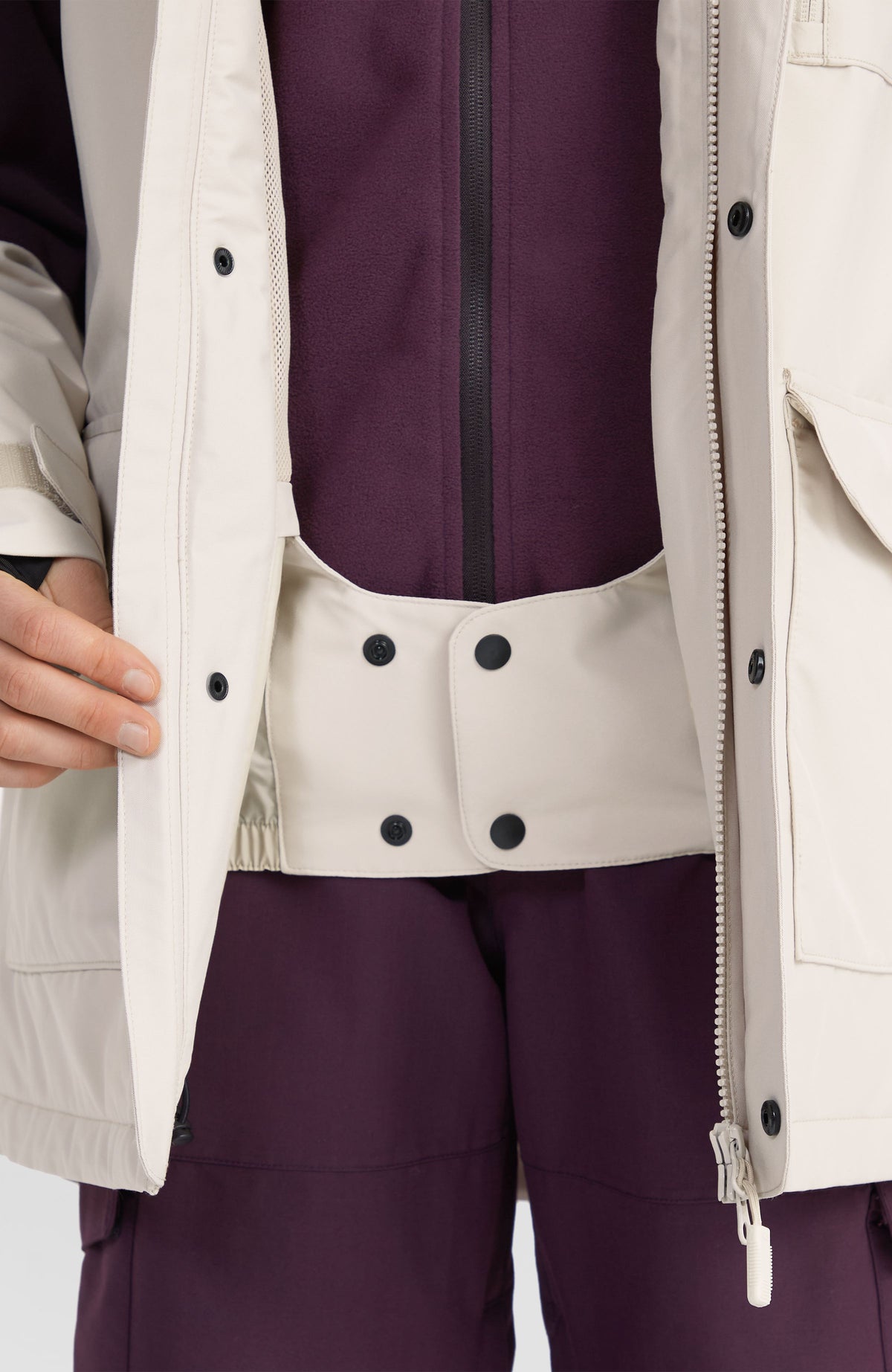 Utility Hybrid Snow Jacket | Atmosphere Colour Block