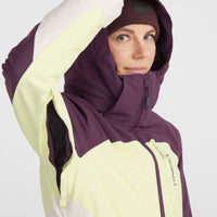 Carbonite Snow Jacket | Aubergine Colour Block