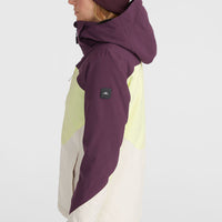 Carbonite Snow Jacket | Aubergine Colour Block