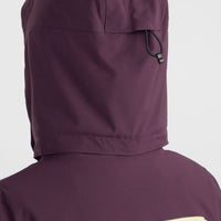 Carbonite Snow Jacket | Aubergine Colour Block