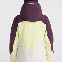 Carbonite Snow Jacket | Aubergine Colour Block