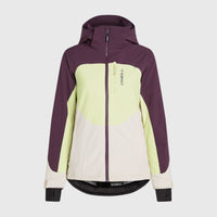 Carbonite Snow Jacket | Aubergine Colour Block