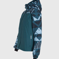 Aplite Plus Snow Jacket | Blue Triangle Ikat