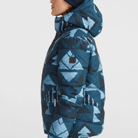 Z.E.N. Puffer Hybrid Snow Jacket | Blue Triangle Ikat