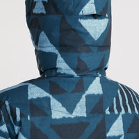 Z.E.N. Puffer Hybrid Snow Jacket | Blue Triangle Ikat