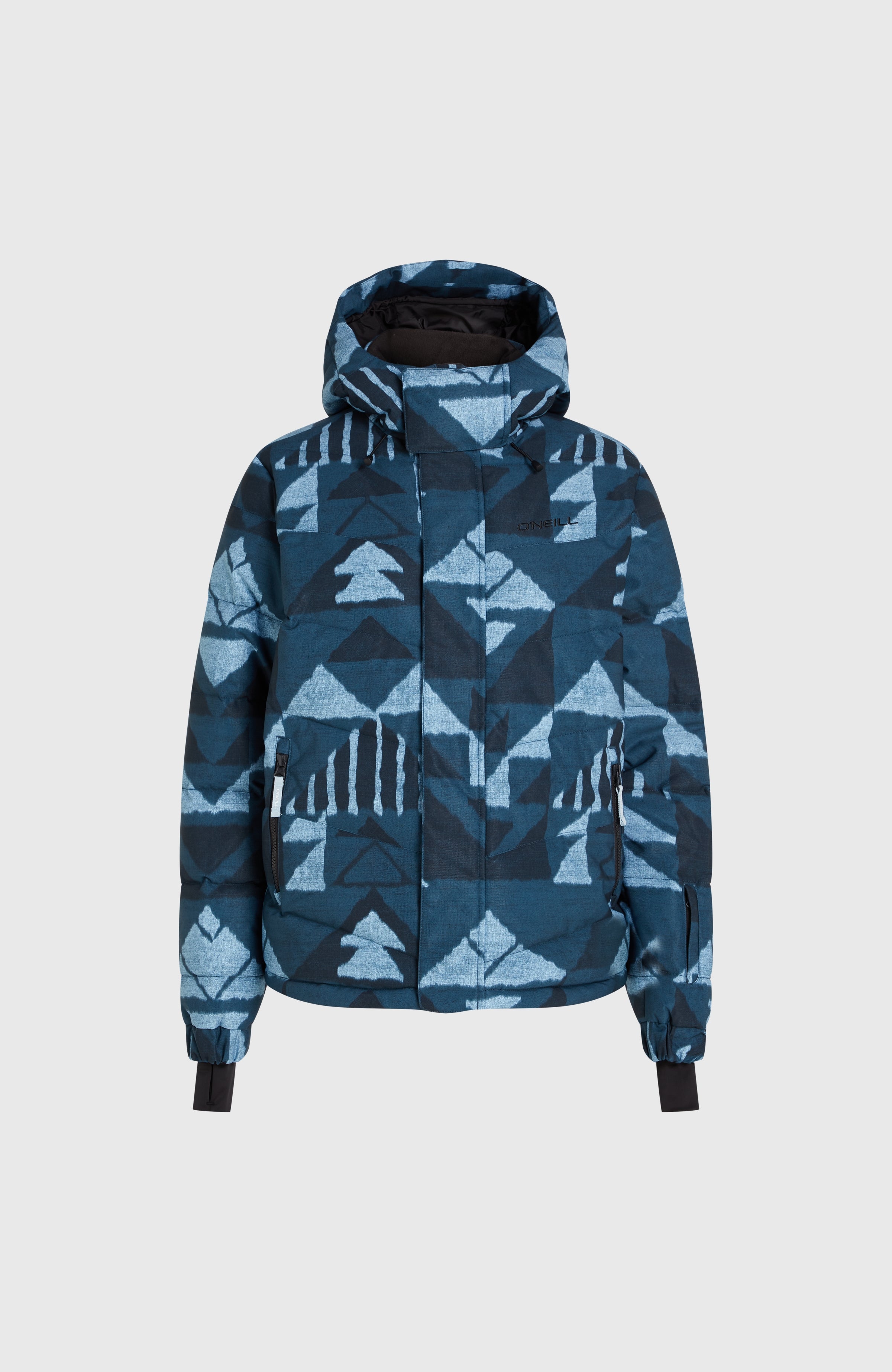 Z.E.N. Puffer Hybrid Snow Jacket | Blue Triangle Ikat – O'Neill