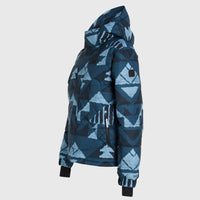 Z.E.N. Puffer Hybrid Snow Jacket | Blue Triangle Ikat