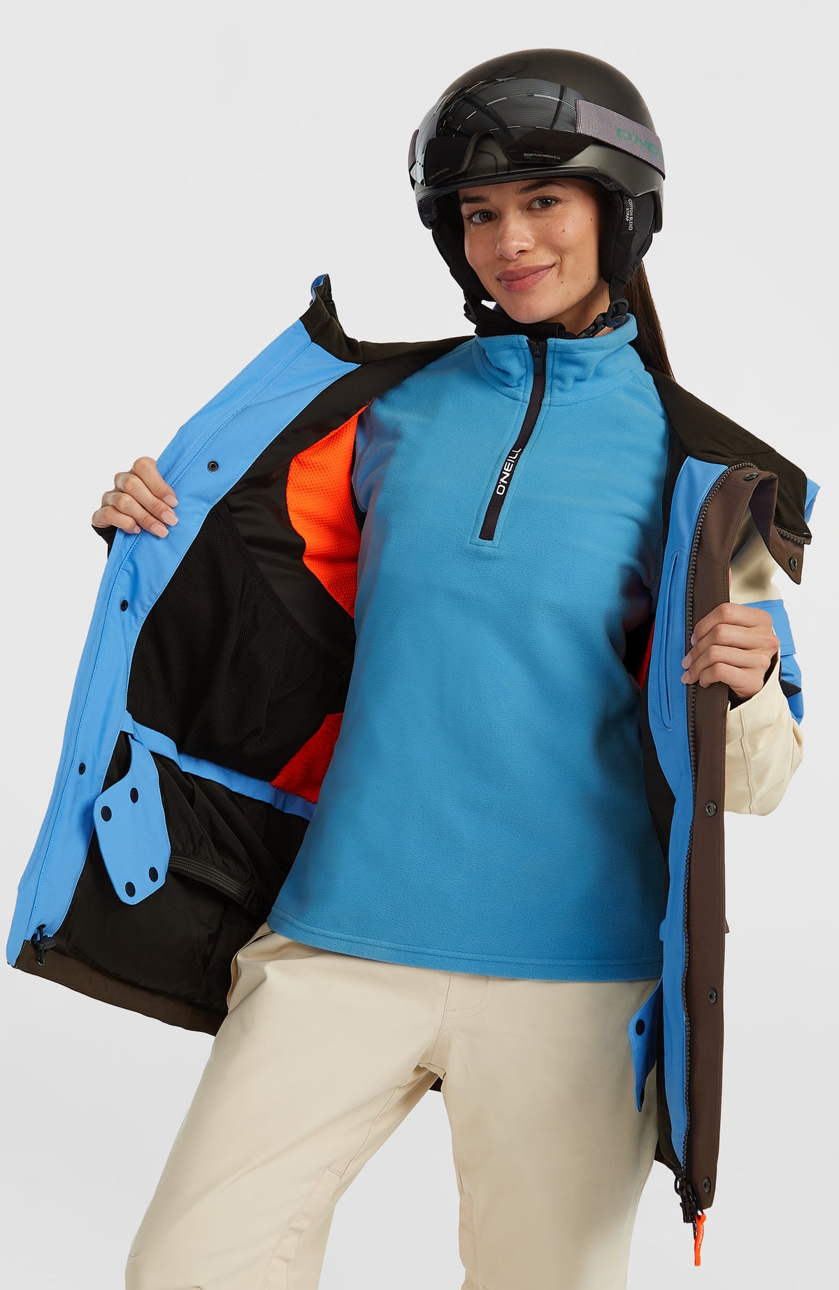 FWC'Peak Pro Snow Jacket | Blue Poppy Colour Block