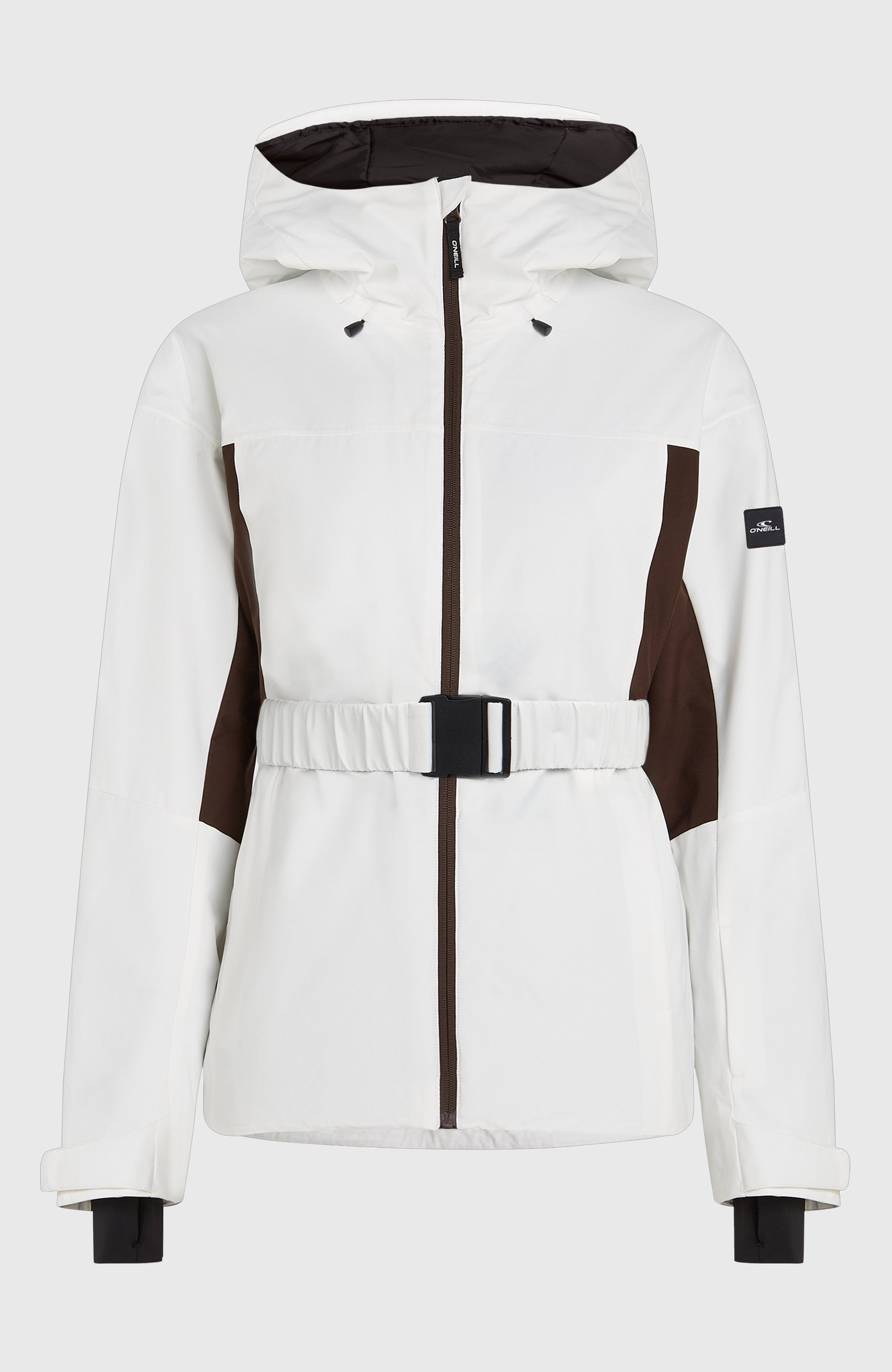 FWC'Cruz Hybrid Belted Snow Jacket | Snow White Colour Block – O'Neill
