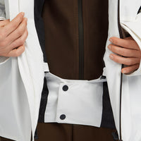 FWC'Cruz Hybrid Belted Snow Jacket | Snow White Colour Block
