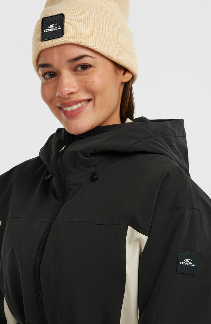 FWC'Cruz Hybrid Belted Snow Jacket | Black Out Colour Block