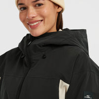 FWC'Cruz Hybrid Belted Snow Jacket | Black Out Colour Block