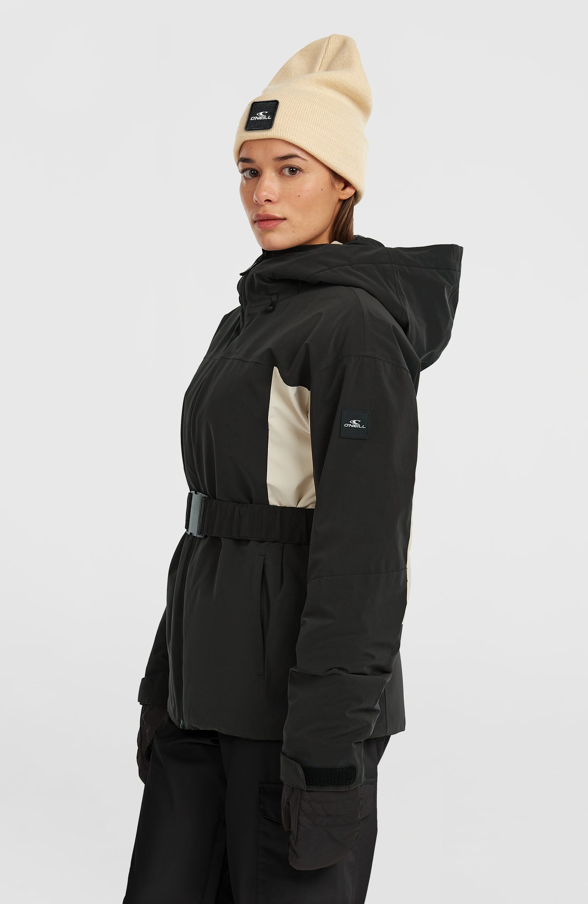 FWC'Cruz Hybrid Belted Snow Jacket | Black Out Colour Block