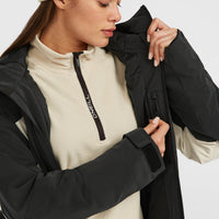 FWC'Cruz Hybrid Belted Snow Jacket | Black Out Colour Block