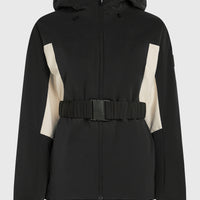 FWC'Cruz Hybrid Belted Snow Jacket | Black Out Colour Block