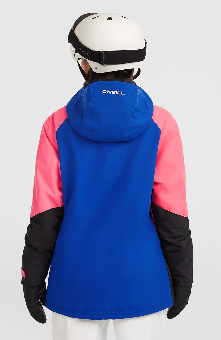 FWC'Play Asymmetric Snow Jacket | Active Blue Colour Block