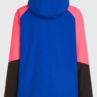 FWC'Play Asymmetric Snow Jacket | Active Blue Colour Block