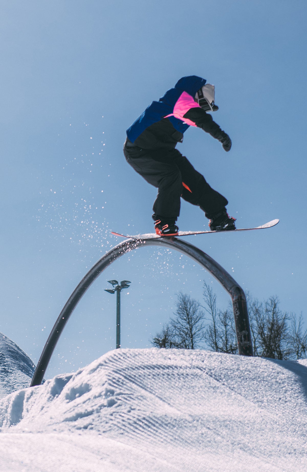 FWC'Play Asymmetric Snow Jacket | Active Blue Colour Block